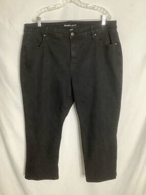 Style & Co. Curvy Capri Black Jeans Size 20W